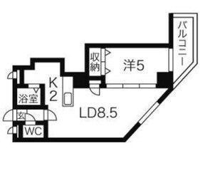 パークヒルズ円山の物件間取画像